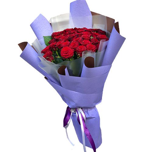 Фото товара 33 красные розы в Черкассах