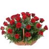 Фото товара 35 красных роз в корзине в Черкассах