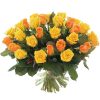 Фото товара 51 желтая и кремовая роза в Черкассах