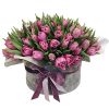 Фото товара 201 тюльпан (два цвета) в коробке в Черкассах