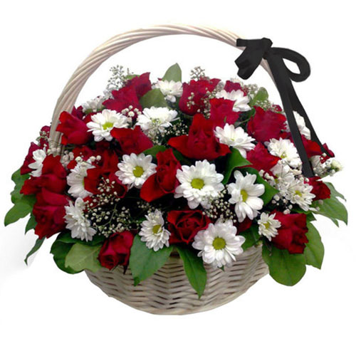 корзина цветов на похороны в Черкассах