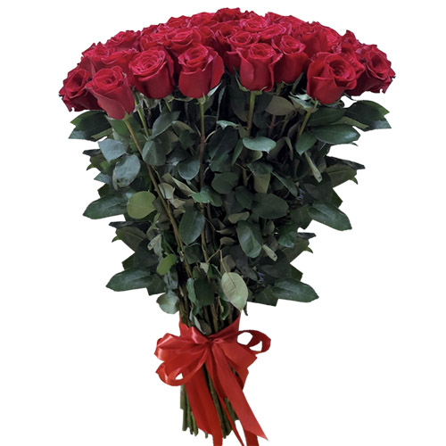 Фото товара 51 роза "Фридом" метровая в Черкассах