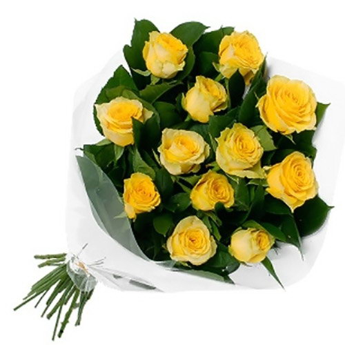 Фото товара 11 жовтих троянд в Черкассах