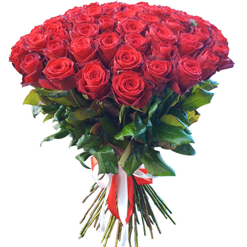 Фото товара 51 червона троянда в Черкассах