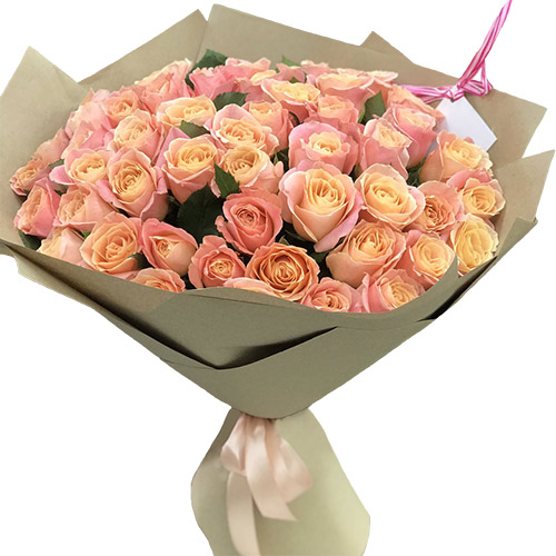 Фото товара 51 троянда "Міс Піггі" в Черкассах