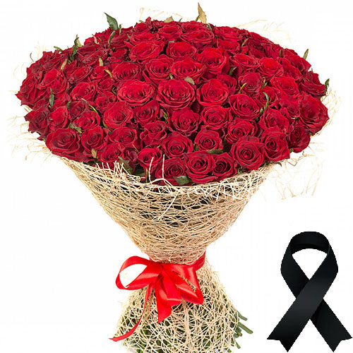 Фото товара 100 червоних троянд в Черкассах