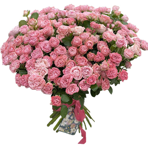 Фото товара 33 кустовые пионовидные розы в Черкассах