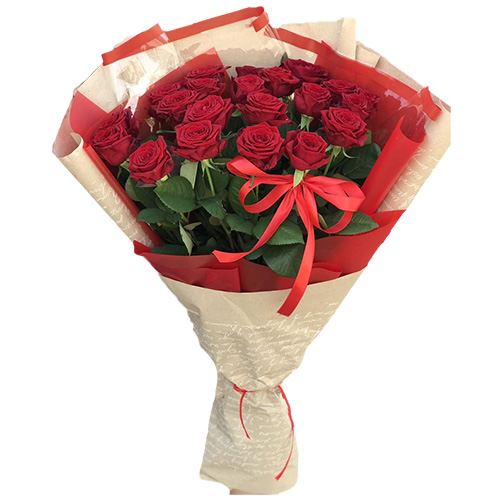Фото товара Букет роз 21 красная в Черкассах