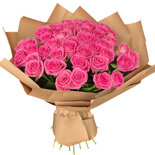 Фото товара Букет рожевих троянд - 51 шт в Черкассах